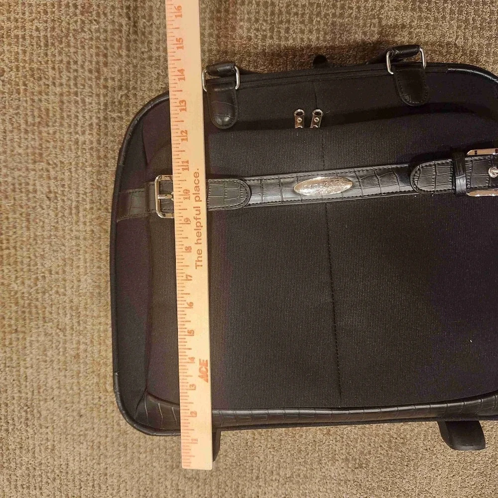 Samsonite Roller Bag Black Overnight Suitcase Briefcase Luggage‎